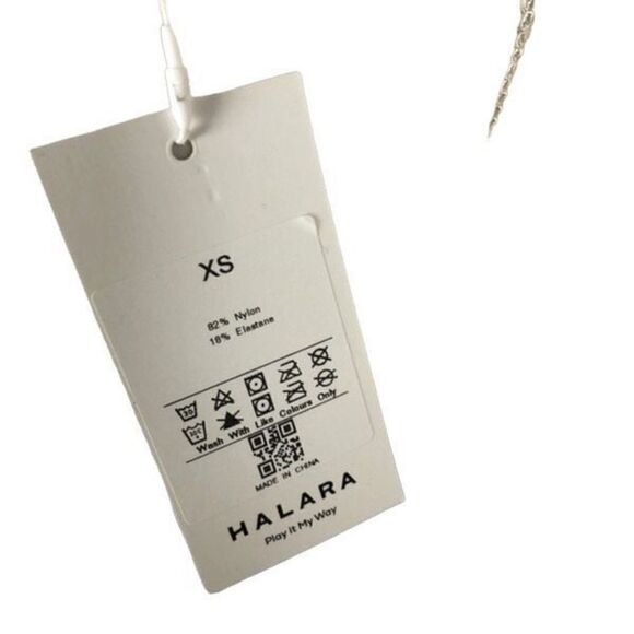 Halara XS Adjustable Strap Backless Ruched Asymmetric Hem Bodycon Mini Casual Dr - Picture 5 of 5